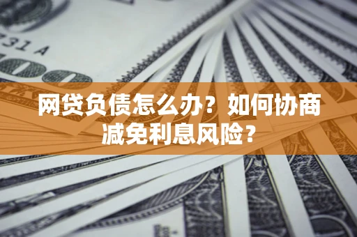 济南网贷负债怎么办？如何协商减免利息风险？