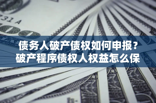 济南债务人破产债权如何申报？破产程序债权人权益怎么保障？