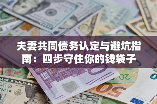 济南夫妻共同债务认定与避坑指南：四步守住你的钱袋子