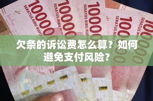 济南欠条的诉讼费怎么算？如何避免支付风险？